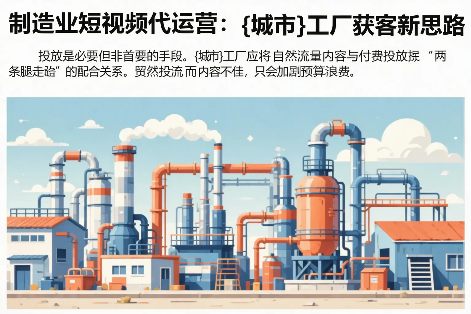 制造业短视频代运营:石屏工厂获客新思路