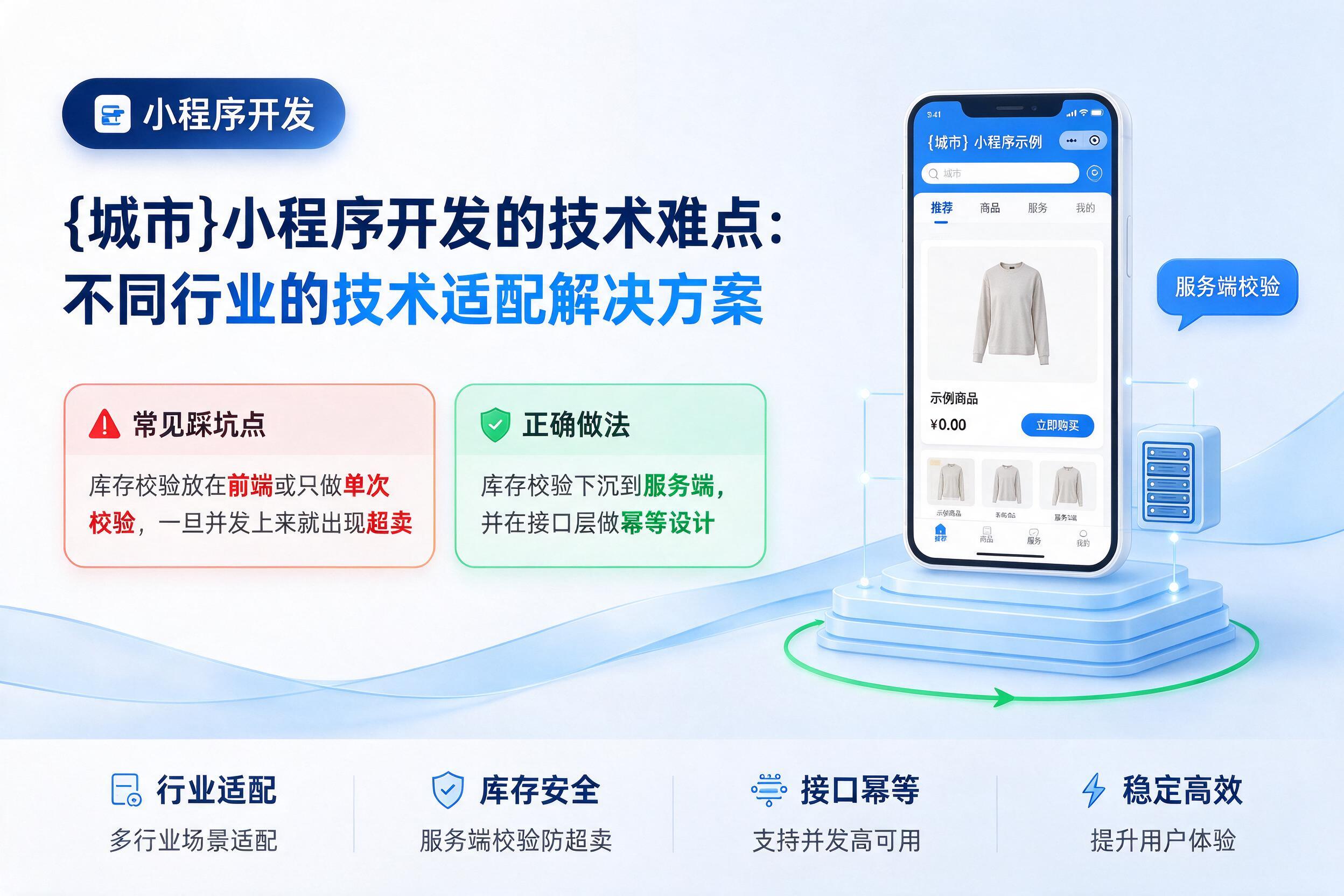 石屏小程序开发的技术难点：不同行业的技术适配解决方案